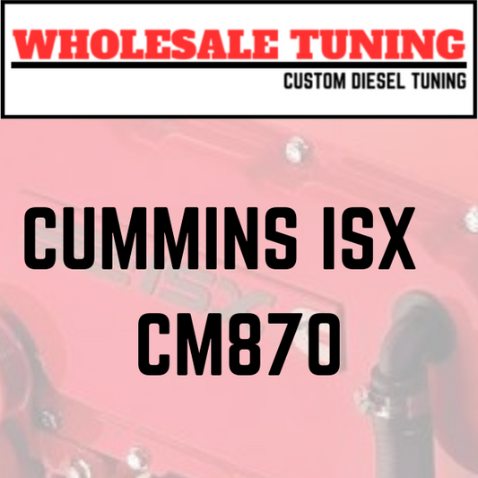 Cummins ISX CM870 Tuning