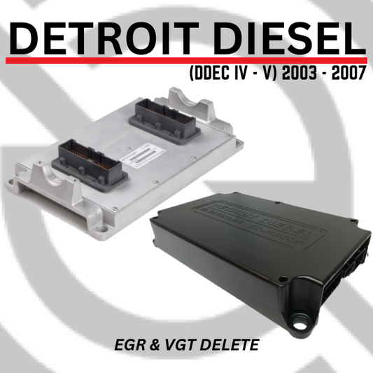 Detroit Diesel 2003-2007 (DDEC IV-V) EGR & VGT delete